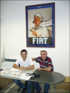 Da sinistra Riccardo Guercioni e il Presidente Dino Natali