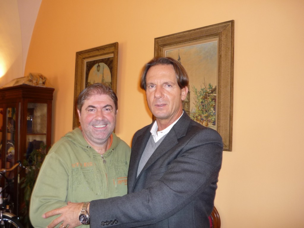 Fabrizio Quarchioni e il sindaco