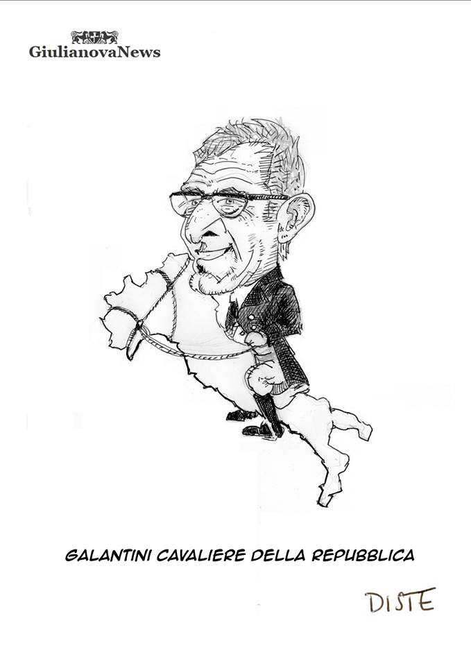 Sandro Galantini, visto dalla matita di Vladimiro Di Stefano in arte DISTE